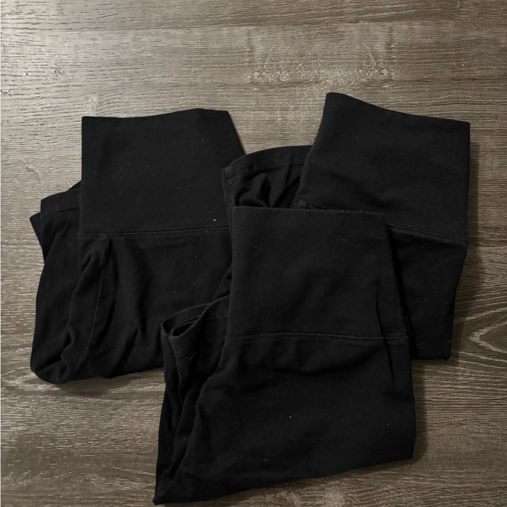 Aerie Black Chill Play Move Biker Shorts